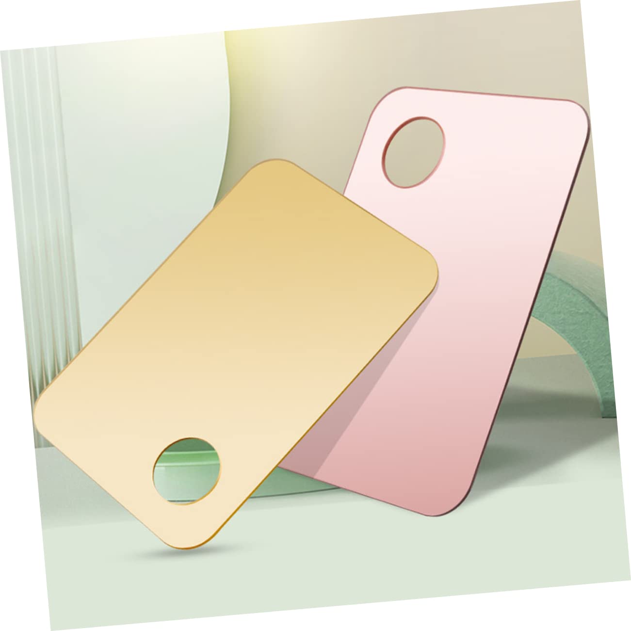 FRCOLOR 10sets Palette Acriliche Per Make- Con Spatola Per Fondotinta e Miscelazione Colori Strumenti Professionali Per e Manicure