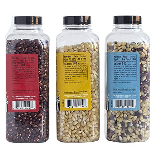 Buy Urban Accents BLOCKBUSTER, Movie Night Popcorn Kernels Gift and Popcorn Seasoning Variety