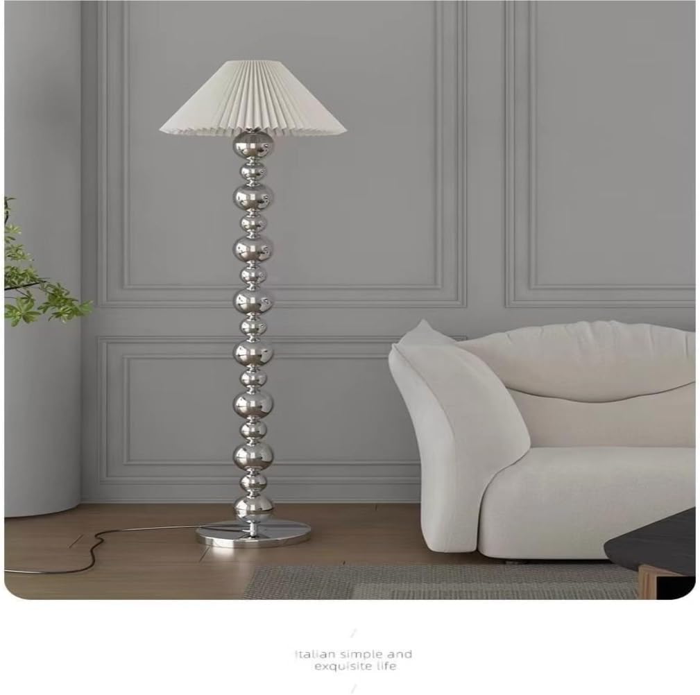 モダン フロアスタンド 照明 サイドテーブルフロアランプ リネン