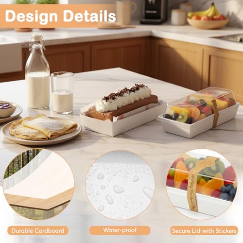 50% Off OAMCEG Disposable Charcuterie Boxes with Clear Lids