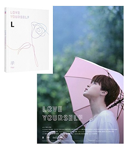 BANGTAN BOYS KPOP LOVE YOURSELF Her [L Ver.] BTS 5th Mini Album CD + Photo Book + Mini Book +Photo Card + Sticker Pack