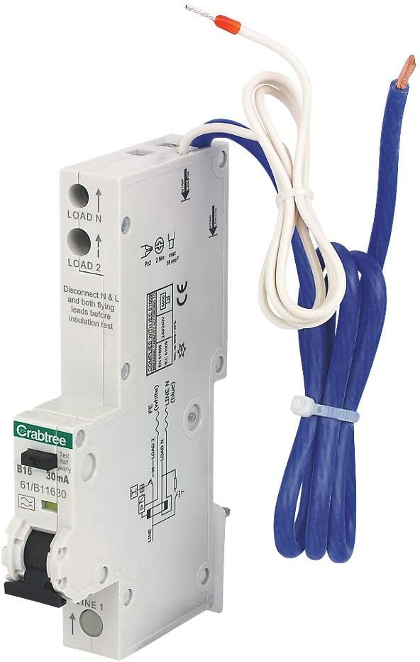 Crabtree - Starbreaker 16A 30mA SP Type B RCBO