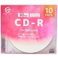 VERTEX ヴァーテックス CD-R 音楽用 1回記録用 10CDRA.CMIX.80VXCA 80分 10色カラーMIXディスク 2zzhgl6 Amazon.co.jp: VERTEX ヴァーテックス CD-R 音楽用 1回記録用