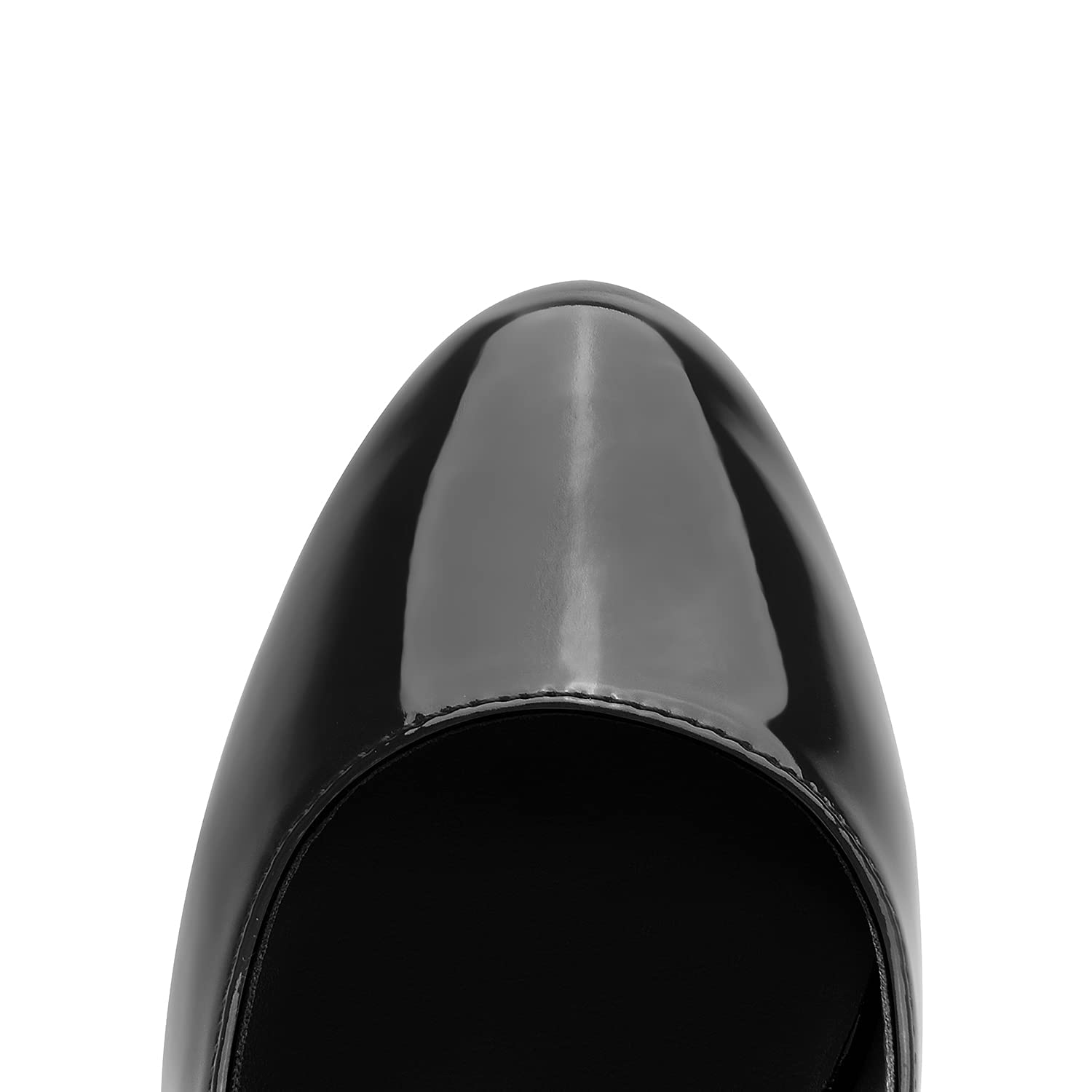 Zhabtuc Mujer Moda Zapatos de Tacón Aguja con Plataforma Sexy Punta Redonda High Heels 14 CM Stilettos Fiestas Boda Oficina Tacones Altos