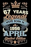 Photo Gallery legends were born in april 1956: notebook - journal| april 67 birthday gift for men women girls boys birthday 1956 personalized Photo Gallery legends were born in april 1956: notebook - journal| april 67 birthday gift for men women girls boys birthday 1956 personalized