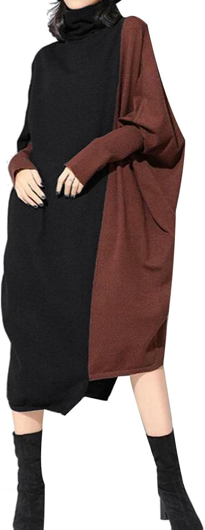 Amazon Co Jp Ruji 冬服 レディース トップス チェック シャツワンピース シンプル ワンピース 長め 防風 防寒 プルオーバー エレガント フォーマル体型カバー レディース 人気 服 韓国ファッション ガールズ コーデ服 服 ファッション小物