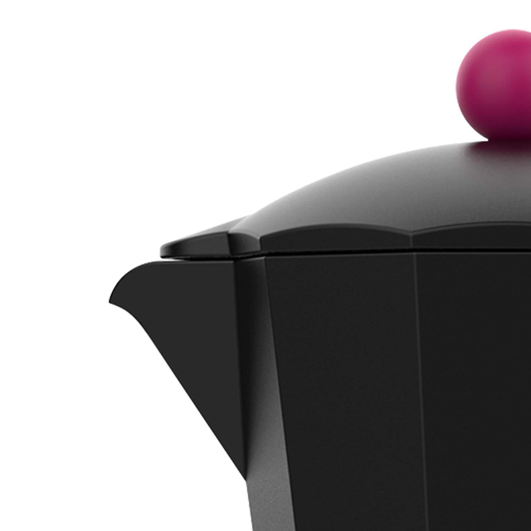 Taurus Black Moments 12 - Cafetière italienne, 12 tasses, base et passoire en acier inoxydable, poignée ergonomique, soupape de sécurité, fermeture de sécurité, pour tous les brûleurs, noir