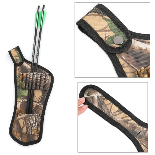 ZSHJGJR Archery Arrow Quiver Crossbow Arrow Quiver Hip Arrow Pocket Holder Waist