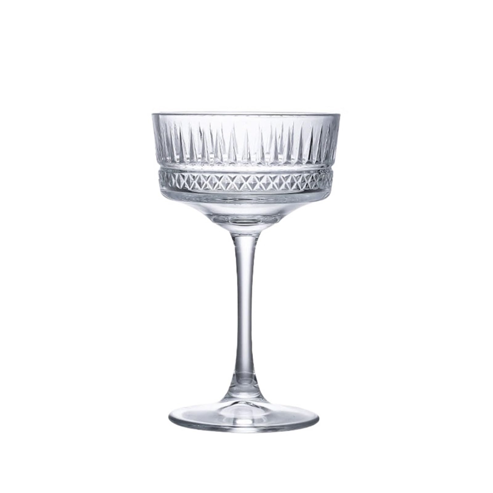 Genérico vasos de cristal 240ml Goblet Cocktail Glasses, Champagne Cups(235ml Clear1PCS)