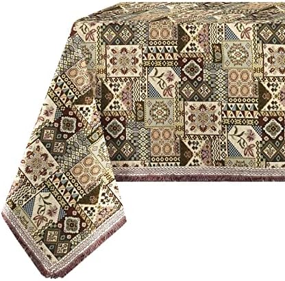 Confezioni Giuliana Mantel Gobelin Jacquard Cubre Mesa Rosas Flores