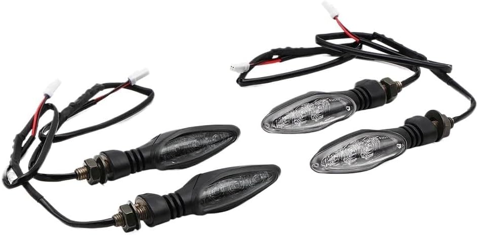 Compatible With KTM LED Turn Signal Indicator Light Blinker RC125 200 250 390 690 790 Compatible With Duke & Adventure Models 2013-2022(Clear)