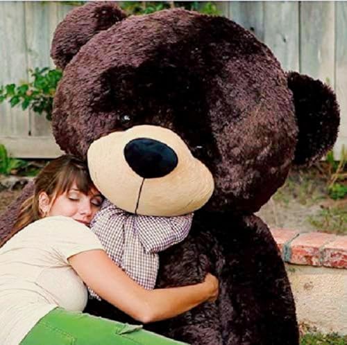 Image of 6.5 Feet Chocolate Giant Teddy - Soft Plush Gift for Birthday, Wife, Girlfriend, Husband, Kids (6.5 Feet, Chocolate)