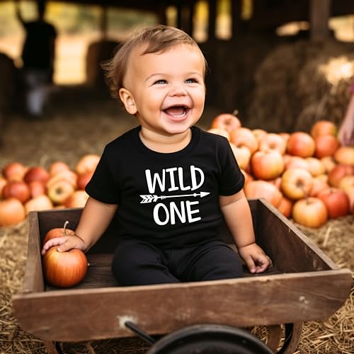 Wild One 1st Birthday Shirt for Boys Wild One Baseball Tee Shirt for Boys 1st Birthday4