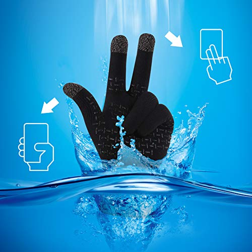 image for RANDY SUN 100% Waterproof Cycling Gardening Outdoor Gloves, Premium Wi