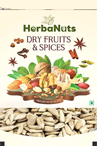 Herbanuts Sunflower Seeds - Healthy Snacks, Sunflower Seeds for Eating,Roasted salted Suraj mukhi beej, Bhuja Surya mukhi beej Seed| SuryaMukhi Seeds |Time Pass Seed (500gm) (B0CHVRSQW5) Amazon Price History, Amazon Price Tracker