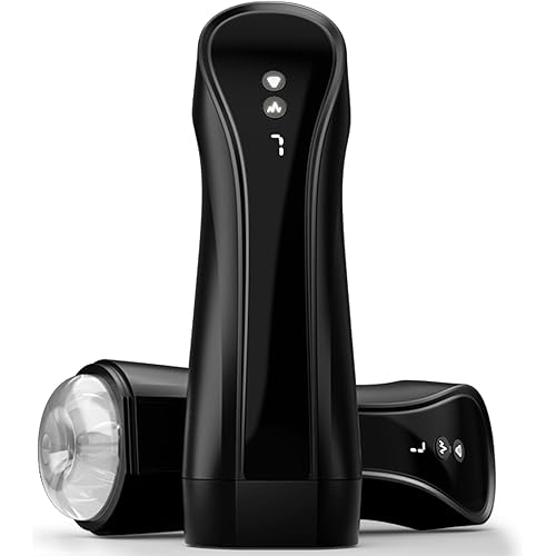Automatic Male Masturbator Cup - Adult Sex Toys for Men with 7 Suction & 7 Vibration Modes, Pocket Pussy Stroker LCD Display Male Stroker Sex Toys Sex Machine for Men Masturbation Guy Pleasure