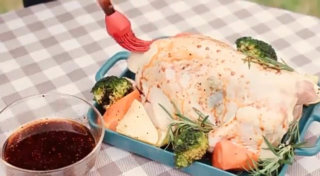 Siringa Per Carne Con Pennello - Iniettore Per Marinature, Succhi E Grassi, Per Arrosti E Barbecue - Foto 3