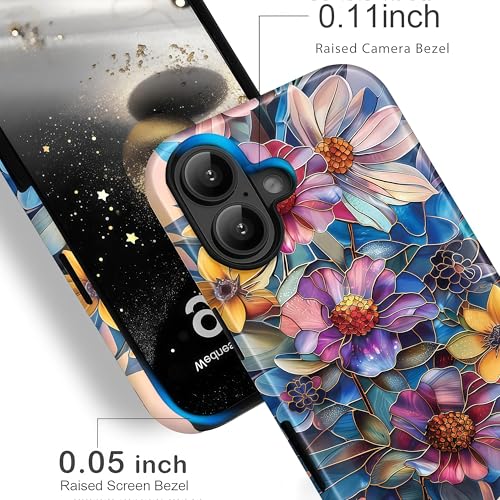 Coque iPhone 17 esthétique avec fleurs vibrantes style chic pour filles
