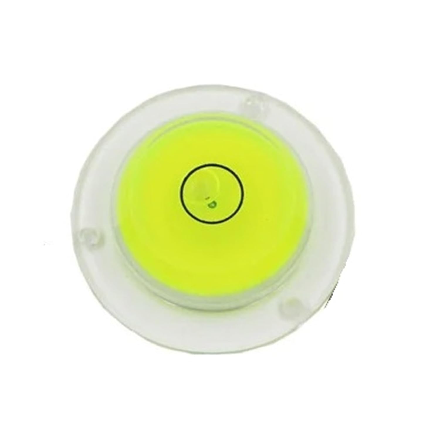 1 Level Bubble Round 43 * 11mm with Flange and mounting Holes(Black White)