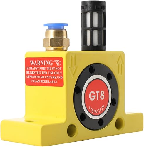 Miniatura 7 de GT-8 Vibrador de turbina neumática, vibradores industriales de turbina G 18, vibrador industrial silencioso (10pcs)