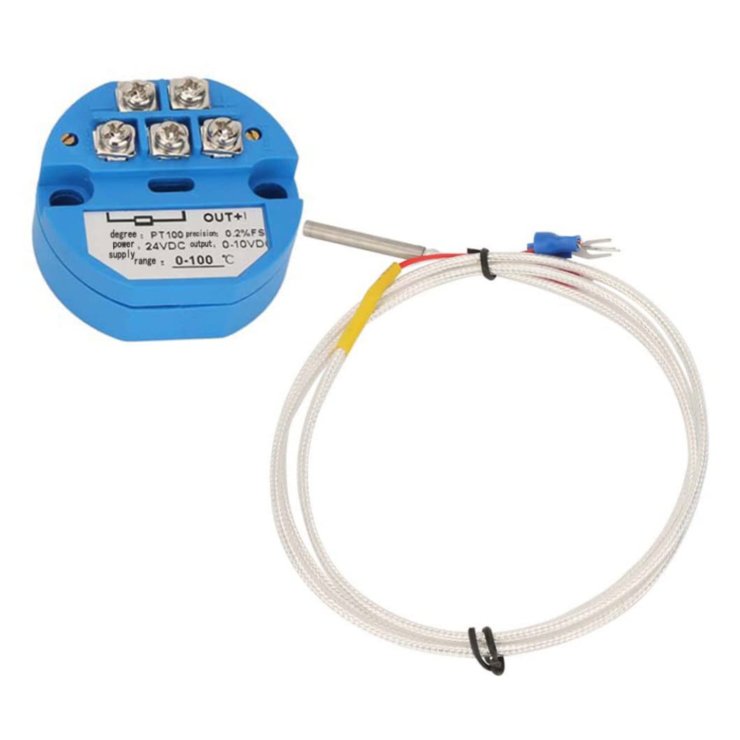 Buy Temperature Transmitter Module PT100 DC 24V Output 010V 50 to 400