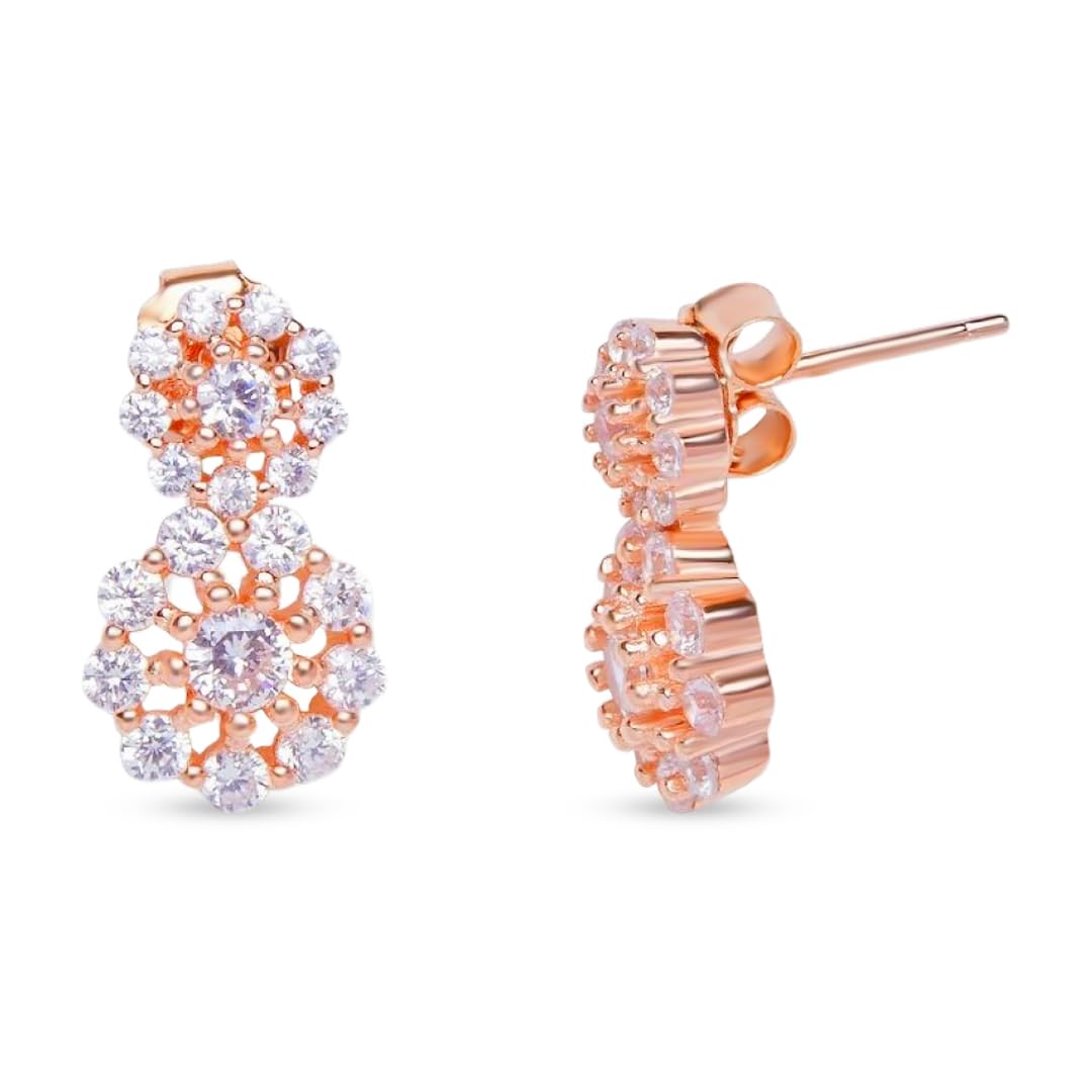 See full amazon price history chart for ZAVYA 925 Sterling Silver Designer Cubic Zirconia CZ Dual Floral Rose Gold Plated Dangler Earrings | With Certificate of Authenticity & 925 Hallmark | Gift for Women & Girls" ZAVYA 925 Sterling Silver Designer Cubic Zirconia CZ Dual Floral Rose Gold Plated Dangler Earrings | With Certificate of Authenticity & 925 Hallmark | Gift for Women & Girls" (B0BJ2S3WYK) Amazon Price History, Amazon Price Tracker