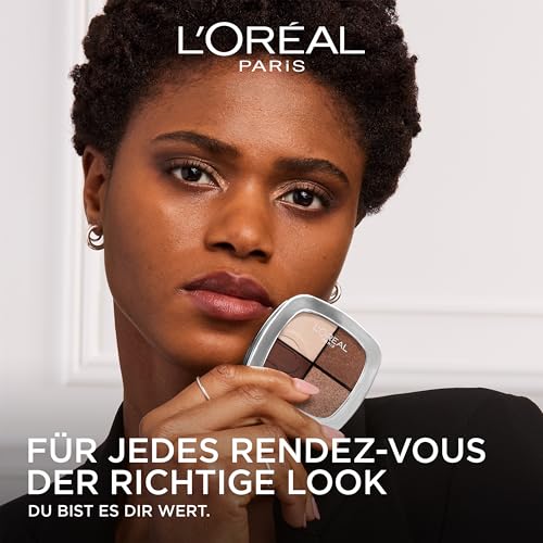 L'Oréal Paris Rendez-Vous Couleur Eye & Cheek Quad, All-in-One Make-up Palette für Augen & Wangen, Matte bis metallische Finishes… – Ansicht 6