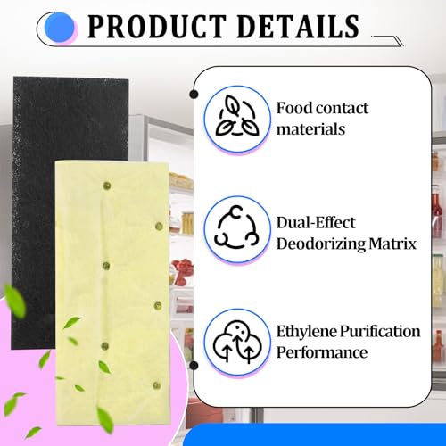 Image of 6 Pack Refrigerator Air Filter Compatible with Frigidaire PureAir PK-2