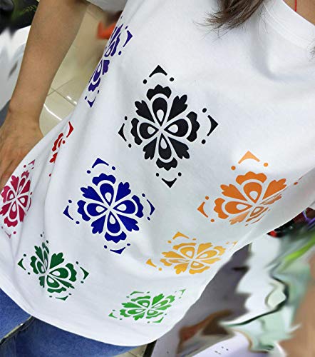 Image of guangyintong Blue Heat Transfer Vinyl HTV Rolls, 12 inch x 8ft Blue Iron on Vinyl for T-Shirts, Glossy Surface HTV Vinyl for All Cutter Machines Easy to Cut & Weed for Heat Vinyl Design