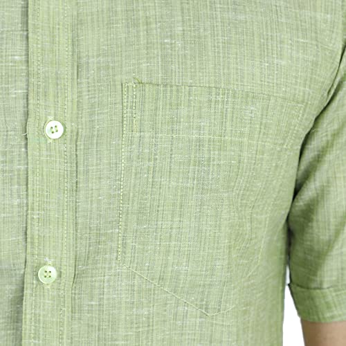 Image of TAHVO Men's Solid Regular Fit Shirt