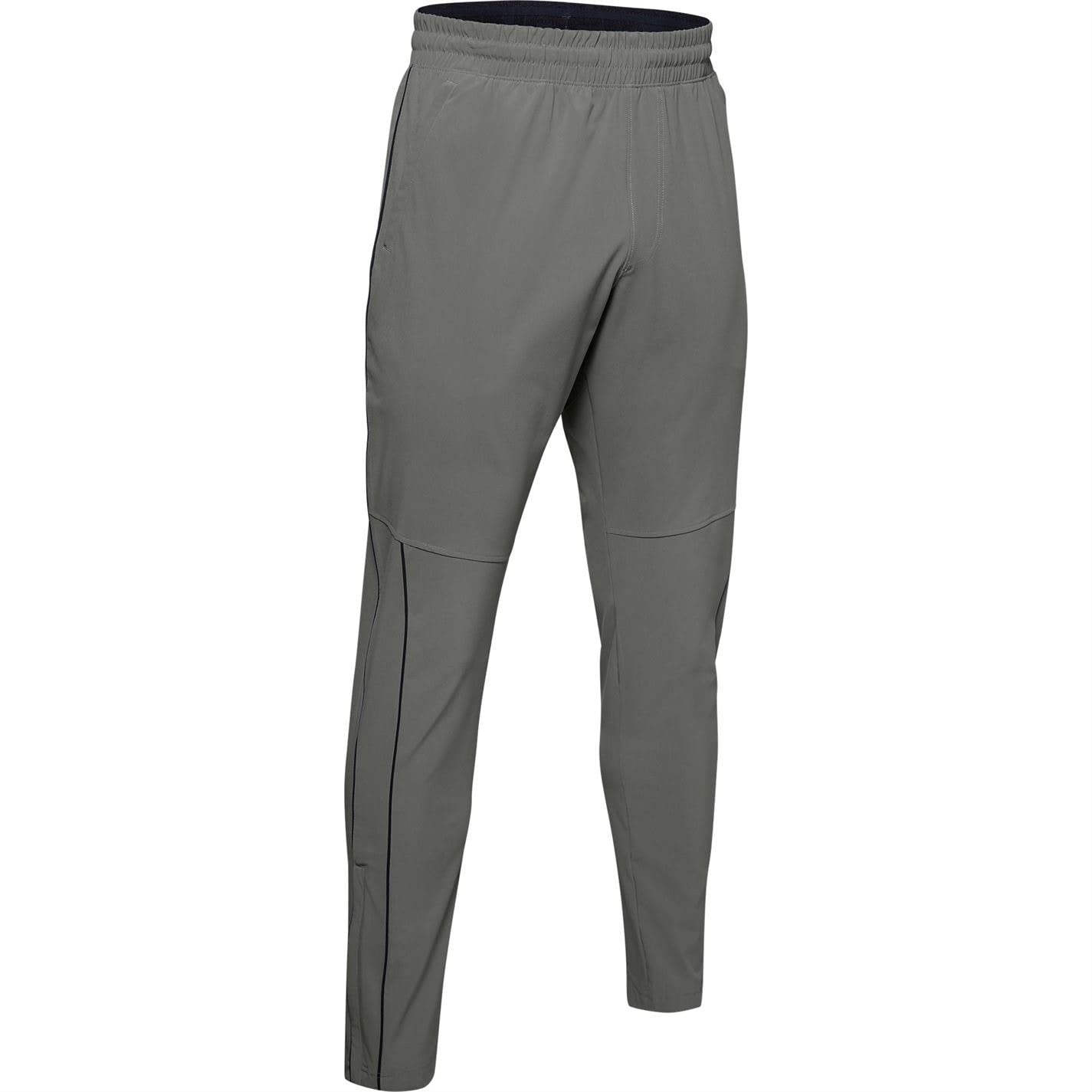 Under Armour Athlete Recovery Woven Warm Up Trousers - Gravity Green//Metallic Silver (388), Large