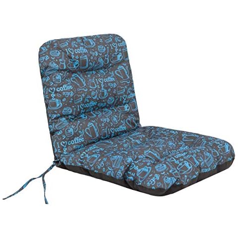 Hobbygarden NATALIA PILLOW, BROWN+BLUE Cover