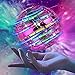 Herefun Mini Drone Jouet Boule Volante, Mini Drone Flying Ball, Flying Boomerang Toy avec 360 ° Rotating Spinning LED Lights, Jouet Volant Magiques Cadeau pour Enfants Intérieur et Extérieur (Rose)