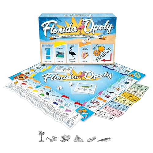 Florida-Opoly juego de mesa para 2-6 jugadores edad 8+ miniatura 2