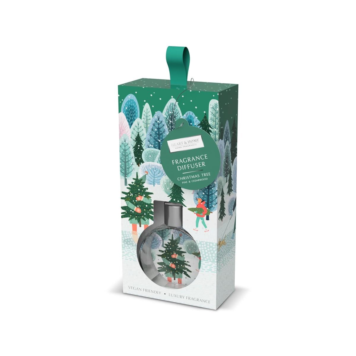 Heart And Home Black Heart & Home Fragrance Diffuser (Christmas Tree)