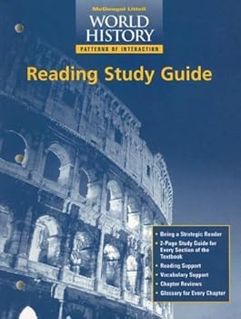 Paperback McDougal Littell World History: Patterns of Interaction: Reading Study Guide Grades 9-12 Modern World History Book