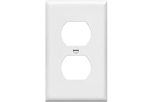 Enerlites Outlet Wall Plate in Pristine White