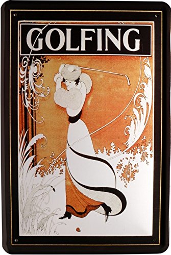 Tin Sign Golfing Golf 20 X 30 CM Retro Sign 1120