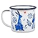 Folklore Woodland Watercolor Durable Travel Enamel Beverage Mug, Hare