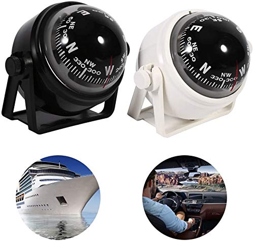 Brújula digital para auto y barco, montaje en tablero miniatura 2