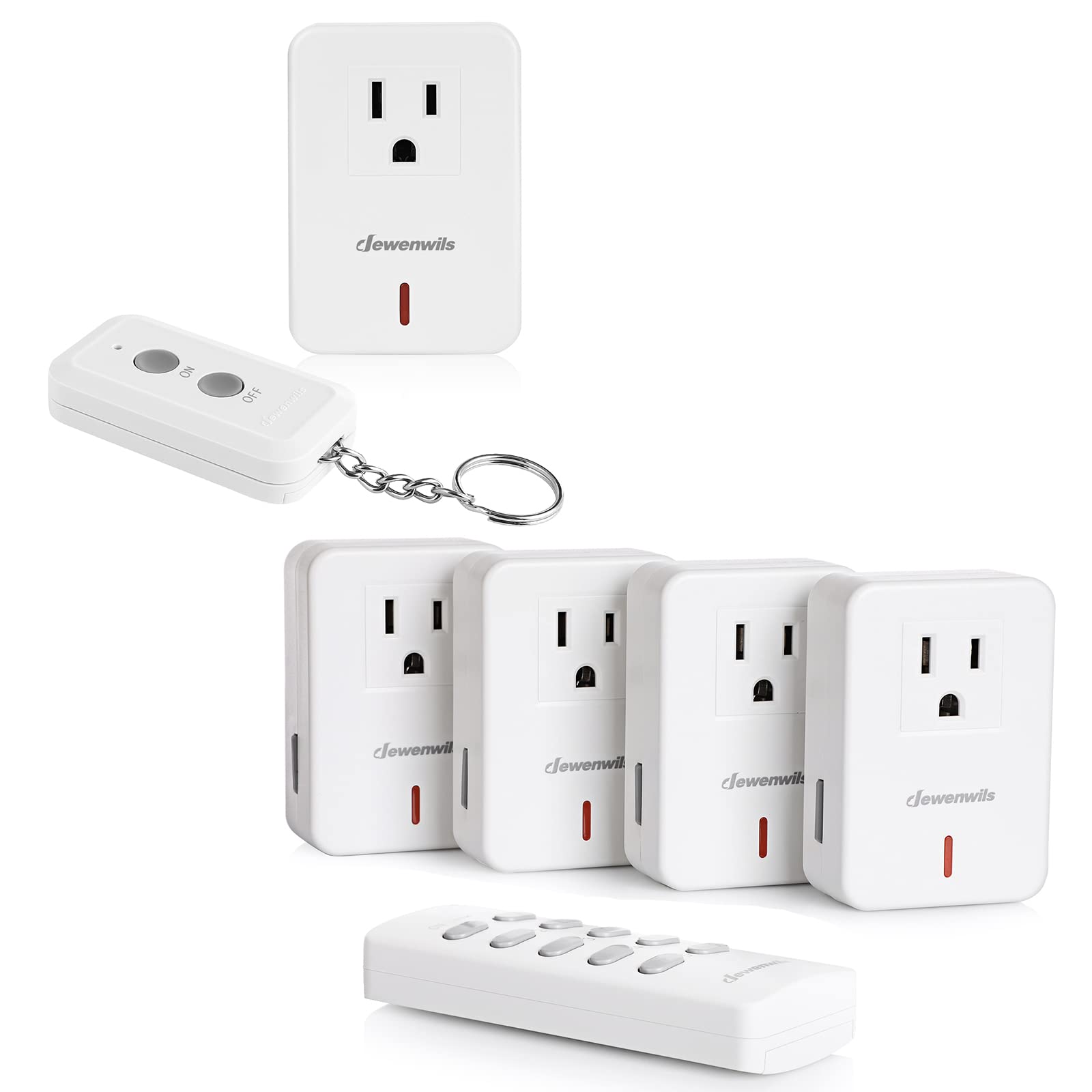 Photo 1 of DEWENWILS Indoor Remote Control Outlet, Expandable Remote Light Switch Kit, Wireless On Off Power Switch