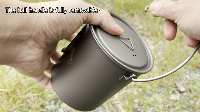 Amazon.com : TOAKS Titanium 750ml Pot with Bail Handle for