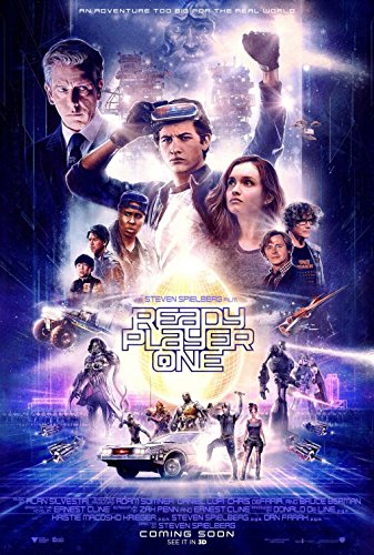 レディプレイヤーワン 1 シルクスクリーンポスター レディ・プレイヤー1 (2018) - ポスター画像 — The Movie