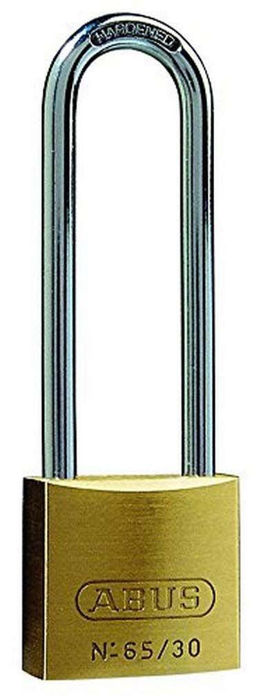 ABUS Lucchetto in Ottone 65/30BH60 con Arco Alto - Lucchetto Cantina, Armadietto e altro - Corpo in Ottone - Arco in Acciaio Temprato - Livello Sicurezza ABUS 4