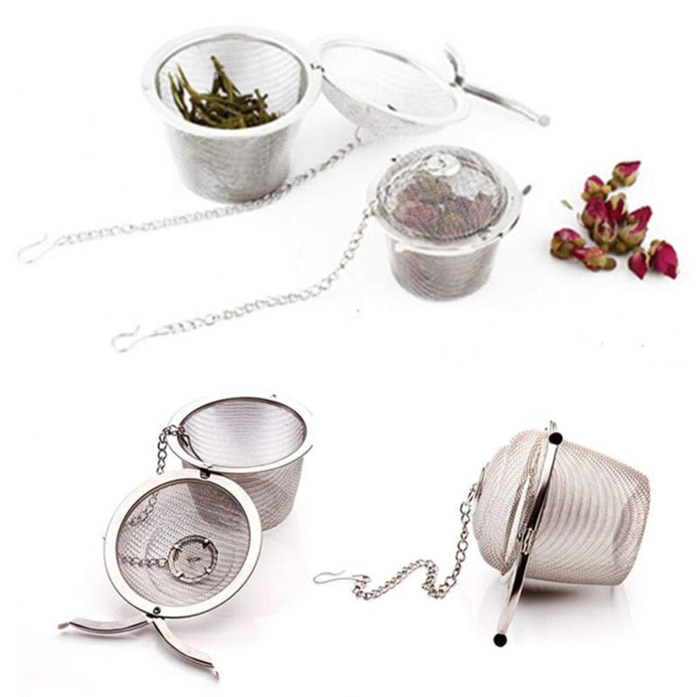 Passoire à Thé Inox Maille Fine Réutilisable - Filtre Rotatif Pour Tasse Et Théière - Idéal Thé En Vrac Quotidien Et Fête