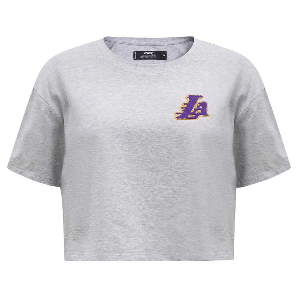 Womens NBA Classic Chenille Cotton Short Sleeve Boxy Tee — image 1