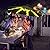 Patio Umbrella String Lights with 16 Color Changing and 12 Modes, Remote Control 104 Ultra Bright LED Beads Waterproof Battery and USB Operated with 8 Light Strings for Patio Umbrellas Camping Tents