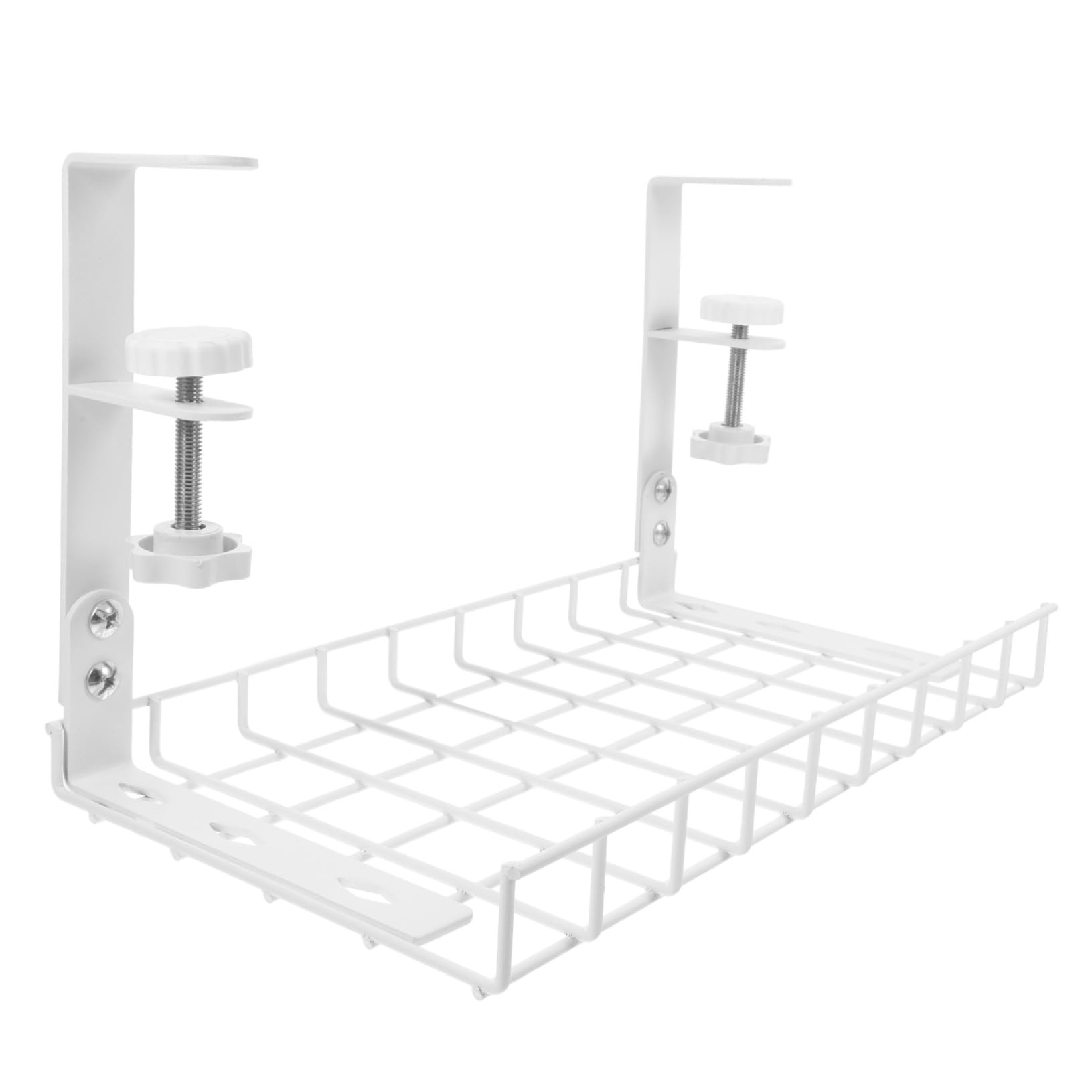 Baluue Organizer Cavi da Scrivania Minimalista Cestino Porta Cavi Sotto Scrivania con Ampia Capacità per Gestione Fili e Accessori in Ufficio e Tempo Libero Design Moderno senza Foratura