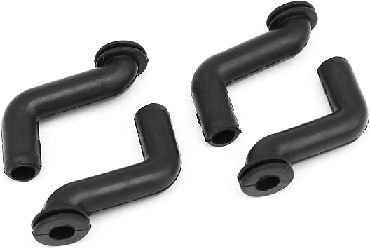 793147 Fuel Pump Vacuum Hose 4 Pack, Replacement for Briggs & Stratton 401000 405000 406000 John Deere LA130 LA135 D110, Synthetic Rubber Vacuum Line for Lawn Mower Small Engine