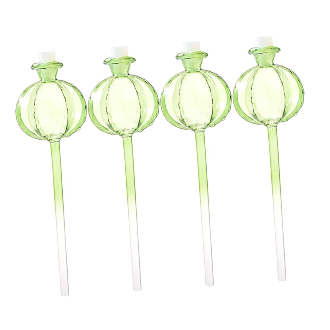 POPETPOP Globe D’arrosage Automatique pour Plantes, Lot de 4, Verre